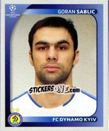 Sticker Goran Sablic - UEFA Champions League 2008-2009 n. 252 - Panini