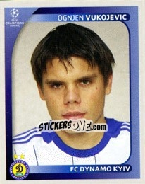 Sticker Ognjen Vukojevic - UEFA Champions League 2008-2009 n. 258 - Panini