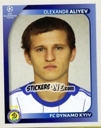 Sticker Oleksandr Aliyev - UEFA Champions League 2008-2009 - Panini