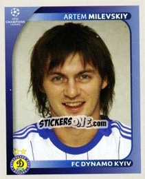 Sticker Artem Milevskiy - UEFA Champions League 2008-2009 n. 262 - Panini