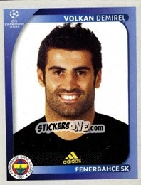 Sticker Volkan Demirel - UEFA Champions League 2008-2009 - Panini