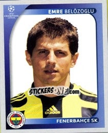 Sticker Emre Belözoglu - UEFA Champions League 2008-2009 n. 273 - Panini