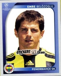 Figurina Emre Belözoglu - UEFA Champions League 2008-2009 - Panini