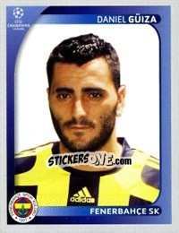 Sticker Daniel Güiza - UEFA Champions League 2008-2009 n. 278 - Panini
