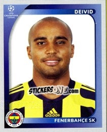 Sticker Deivid - UEFA Champions League 2008-2009 n. 279 - Panini