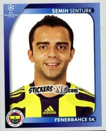 Sticker Semih Senturk - UEFA Champions League 2008-2009 - Panini