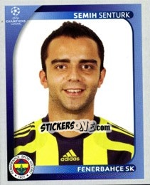 Sticker Semih Senturk - UEFA Champions League 2008-2009 n. 280 - Panini