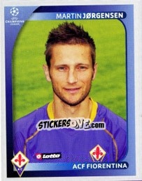 Sticker Martin Jørgensen - UEFA Champions League 2008-2009 n. 288 - Panini
