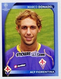Sticker Marco Donadel - UEFA Champions League 2008-2009 n. 289 - Panini