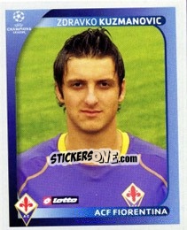 Sticker Zdravko Kuzmanovic - UEFA Champions League 2008-2009 n. 291 - Panini
