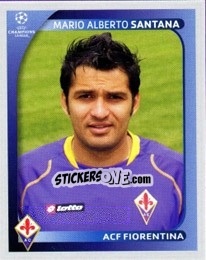 Cromo Mario Alberto Santana - UEFA Champions League 2008-2009 - Panini