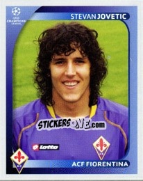Sticker Stevan Jovetic - UEFA Champions League 2008-2009 n. 294 - Panini