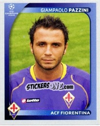 Cromo Giampaolo Pazzini - UEFA Champions League 2008-2009 - Panini