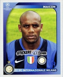Sticker Maicon - UEFA Champions League 2008-2009 n. 304 - Panini