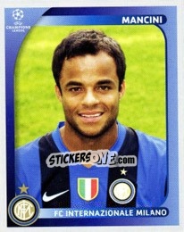 Sticker Mancini - UEFA Champions League 2008-2009 - Panini