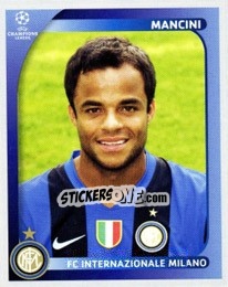 Sticker Mancini - UEFA Champions League 2008-2009 n. 310 - Panini