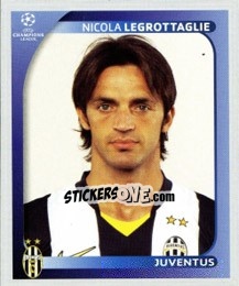 Sticker Nicola Legrottaglie - UEFA Champions League 2008-2009 n. 318 - Panini