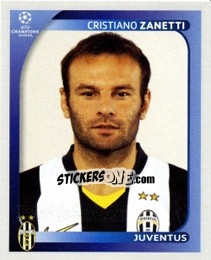 Cromo Cristiano Zanetti - UEFA Champions League 2008-2009 n. 324 - Panini