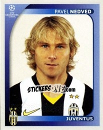 Sticker Pavel Nedved - UEFA Champions League 2008-2009 n. 326 - Panini