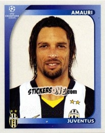 Sticker Amauri - UEFA Champions League 2008-2009 n. 330 - Panini