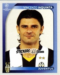 Sticker Vincenzo Iaquinta - UEFA Champions League 2008-2009 - Panini