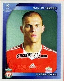 Sticker Martin Skrtel - UEFA Champions League 2008-2009 n. 336 - Panini