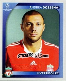 Cromo Andrea Dossena - UEFA Champions League 2008-2009 n. 338 - Panini