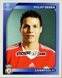 Sticker Philipp Degen - UEFA Champions League 2008-2009 n. 339 - Panini