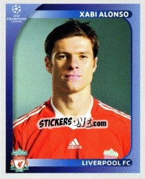 Sticker Xabi Alonso - UEFA Champions League 2008-2009 n. 341 - Panini