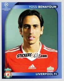 Figurina Yossi Benayoun - UEFA Champions League 2008-2009 n. 344 - Panini