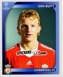 Sticker Dirk Kuyt - UEFA Champions League 2008-2009 n. 346 - Panini