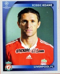Sticker Robbie Keane - UEFA Champions League 2008-2009 n. 347 - Panini