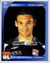 Sticker Hugo Lloris - UEFA Champions League 2008-2009 - Panini