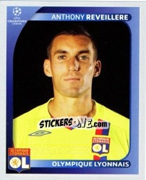 Sticker Anthony Reveillere - UEFA Champions League 2008-2009 n. 354 - Panini
