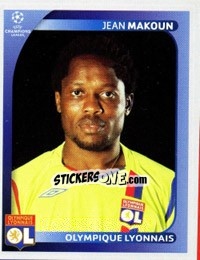 Sticker Jean Makoun - UEFA Champions League 2008-2009 n. 357 - Panini