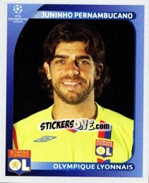 Sticker Juninho Pernambucano - UEFA Champions League 2008-2009 n. 359 - Panini