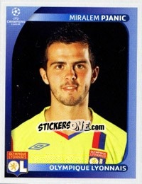 Sticker Miralem Pjanic - UEFA Champions League 2008-2009 n. 360 - Panini