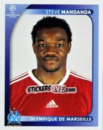 Sticker Steve Mandanda - UEFA Champions League 2008-2009 n. 367 - Panini