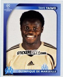 Cromo Taye Taiwo - UEFA Champions League 2008-2009 - Panini
