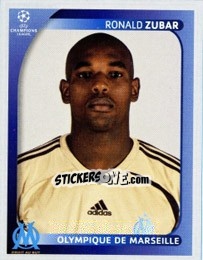 Sticker Ronald Zubar - UEFA Champions League 2008-2009 - Panini