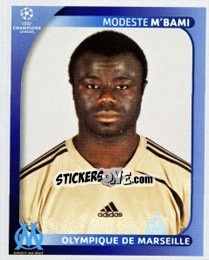 Cromo Modeste M'Bami - UEFA Champions League 2008-2009 n. 373 - Panini
