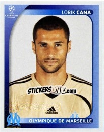 Sticker Lorik Cana - UEFA Champions League 2008-2009 n. 374 - Panini