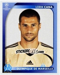 Figurina Lorik Cana - UEFA Champions League 2008-2009 - Panini