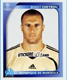 Sticker Benoît Cheyrou - UEFA Champions League 2008-2009 - Panini