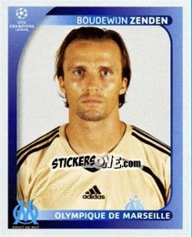Sticker Boudewijn Zenden - UEFA Champions League 2008-2009 n. 376 - Panini