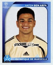 Sticker Hatem Ben Arfa - UEFA Champions League 2008-2009 n. 379 - Panini
