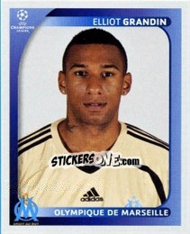 Figurina Elliot Grandin - UEFA Champions League 2008-2009 n. 380 - Panini