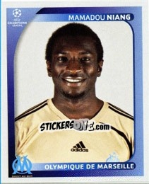 Cromo Mamadou Niang - UEFA Champions League 2008-2009 - Panini