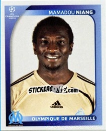 Sticker Mamadou Niang - UEFA Champions League 2008-2009 n. 381 - Panini