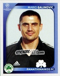 Sticker Mario Galinovic - UEFA Champions League 2008-2009 - Panini
